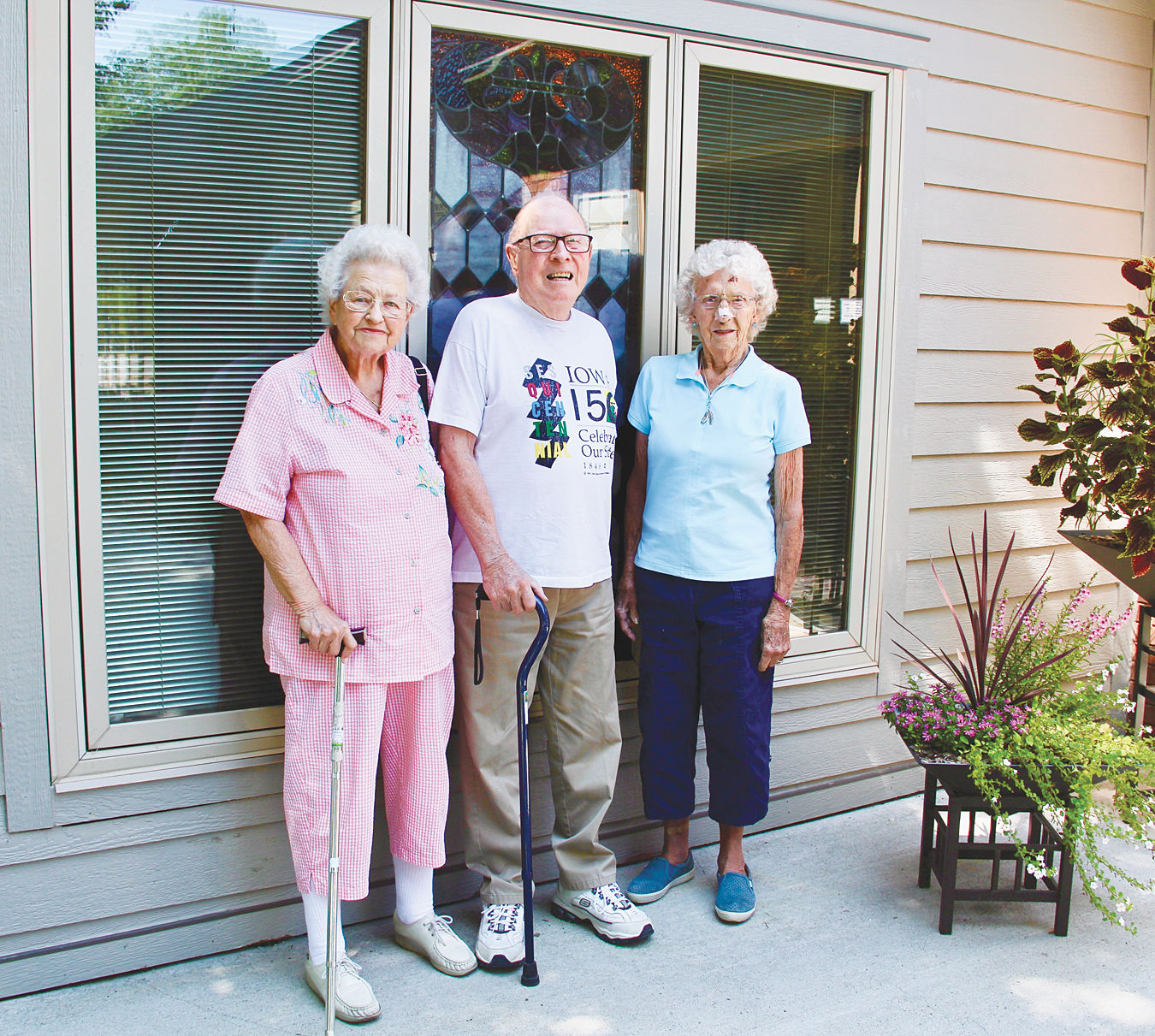 Three of 1st Lutheran Church's oldest members reminisce about their church